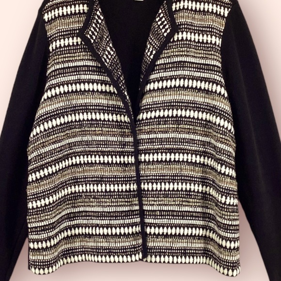 CHICO’S COTTON BLEND SWEATER CARDIGAN - Picture 4 of 15